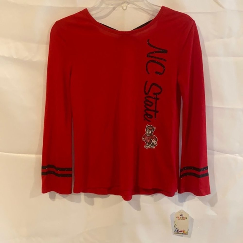 NC State long Sleeve Youth Girls size M New